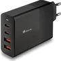 NGS Cargador de Pared GaN2 100W 2xUSB-C y 2xUSB-A Negro